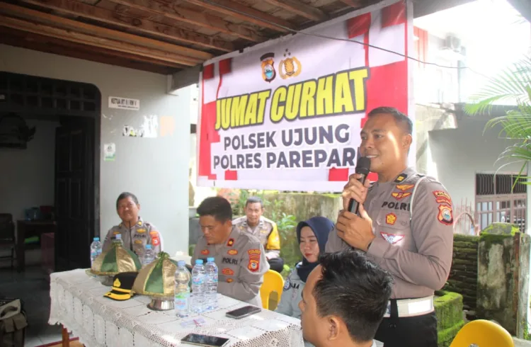 Jumat Curhat Polsek Ujung Polres Parepare: Wadah Aspirasi dan Kepedulian kepada Warga