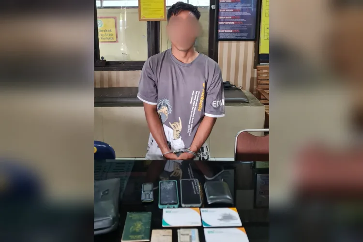 Satreskrim Polres Aceh Selatan Amankan Seorang Penjambret yang Resahkan Warga