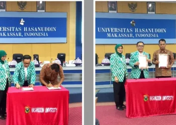 Kades Pao-Pao Syamsul Bahri dan ICMI Sulsel Teken Kerjasama Pemberdayaan Ekonomi Masyarakat  Desa