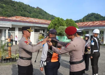 Kapolres Aceh Selatan pimpin Apel Gelar Pasukan Operasi Keselamatan Seulawah 2025