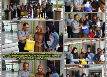 Petugas Dan Anggota Dharma Wanita Persatuan Lapas Kelas IIA Parepare Kembali Gelar Bhakti Sosial Kepada Masyarakat Yang Membutuhkan