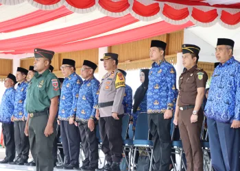 Wakapolres Majene Hadiri Upacara Hari Kesadaran Nasional di Pendopo Rujab Bupati Majene