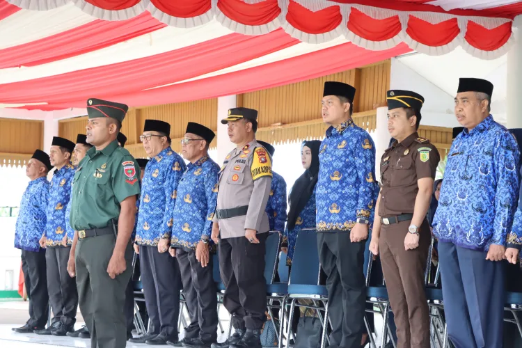 Wakapolres Majene Hadiri Upacara Hari Kesadaran Nasional di Pendopo Rujab Bupati Majene