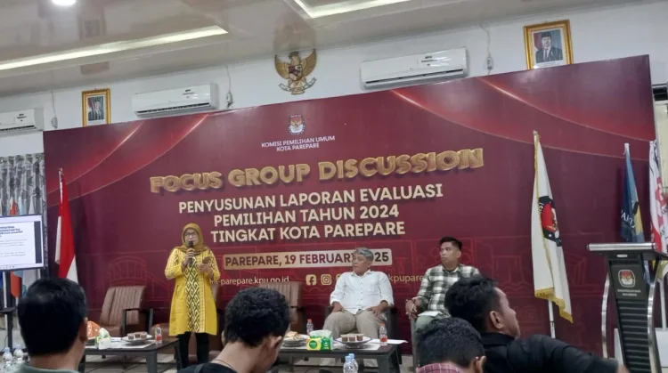 KPU Parepare Gelar FGD Evaluasi Pemilu 2024, Libatkan Berbagai Pihak