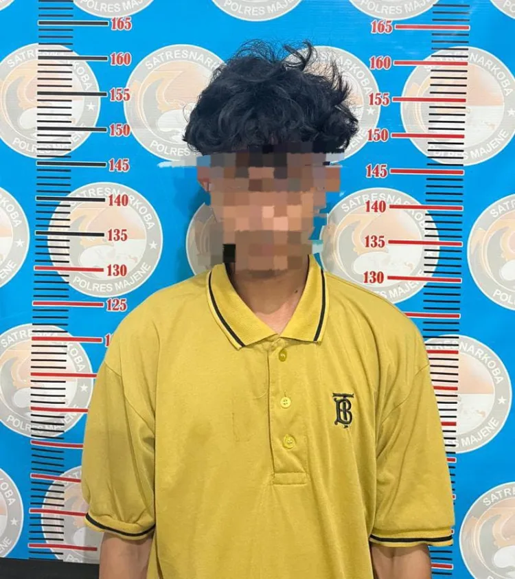 Terciduk Kantongi Sabu, Satuan Resnarkoba Polres Majene Amankan Seorang Warga Pelattoang
