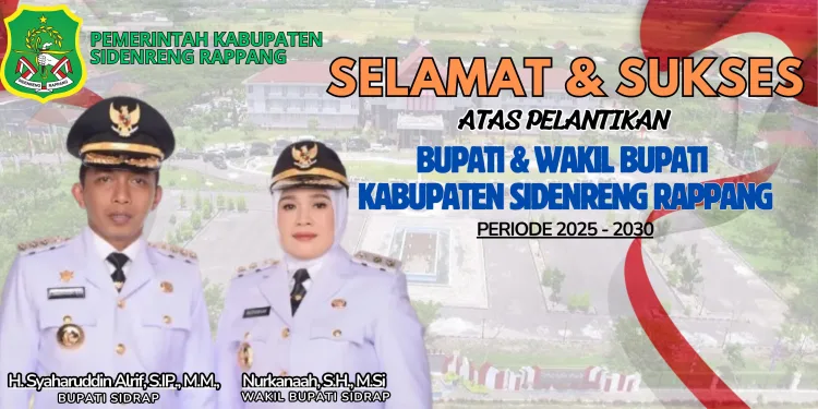 Resmi Dilantik sebagai Bupati dan Wakil Bupati Sidrap, PKBM Bidpaud Disdikbud Ucapkan Selamat kepada H. Syaharuddin Alrif dan Nurkanaah