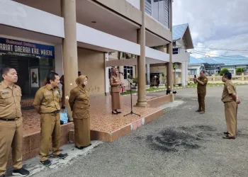 Pengarahan Wabup Majene kepada staf dan sekretariat daerah