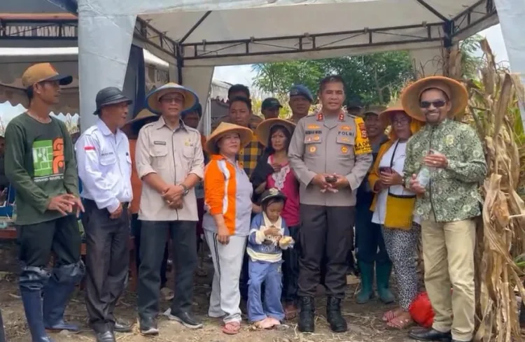 Kapolres Parepare Hadir Ditengah Petani, Dukungan Ketahanan Pangan Nasional