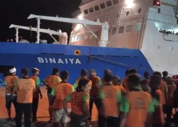 Pengamanan Kedatangan dan Pemberangkatan KM. Binaya di Pelabuhan Nusantara Parepare Berjalan Lancar