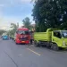 Mobil Pertamina Tabrak Truk Sampah di Majene