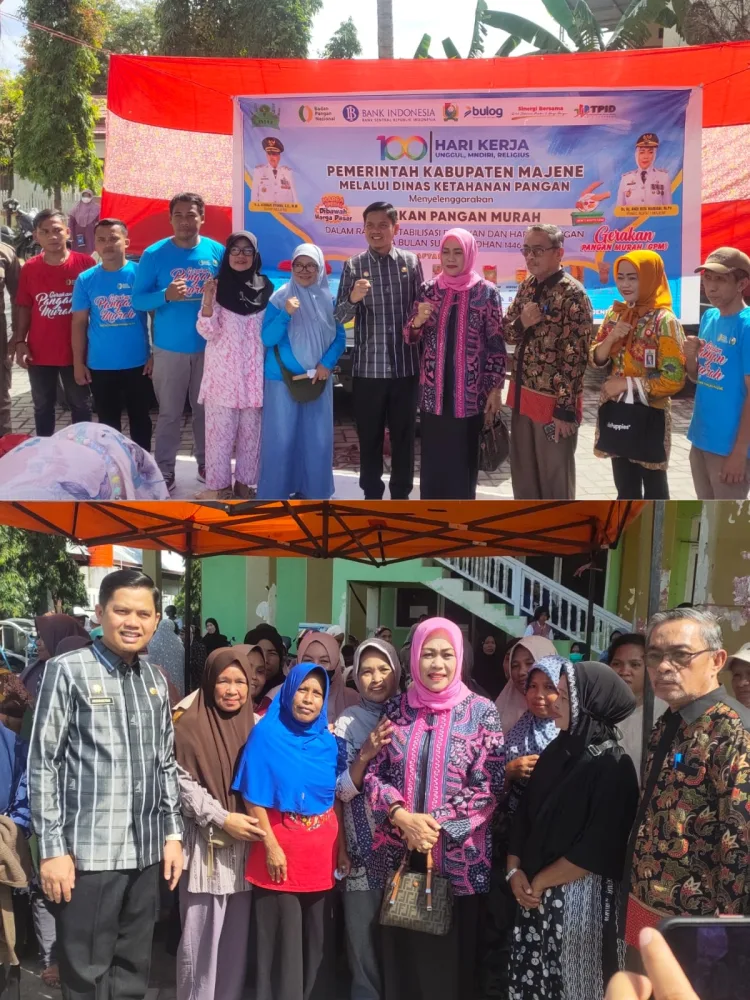 Pemerintah Kabupaten Majene Gelar Gerakan Pangan Murah (GPM) Di Kecamatan Banggae