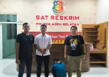 Satreskrim Polres Aceh Selatan Amankan Pelaku Kejahatan Seksual Terhadap Anak