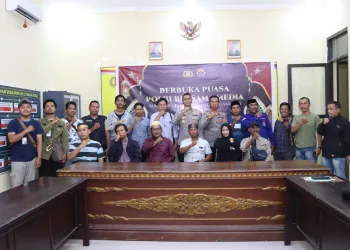 Kapolres Majene Gelar Buka Puasa Bersama Insan Pers, Perkuat Sinergi dan Silaturahmi