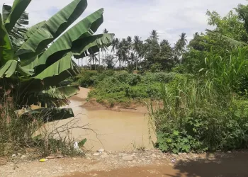 JALAN DESA BOLA BULU. KABUPATEN SIDRAP. MEMBAHAYAKAN