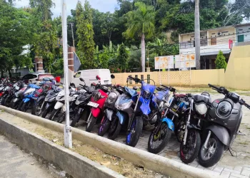 Bubarkan Aksi Balapan Liar, Polres Majene Amankan Puluhan Sepeda Motor