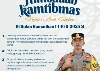 Himbauan Kamtibmas Polres Aceh Selatan dalam Bulan Ramadhan.
