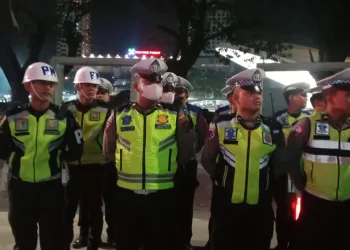 Satlantas Polrestabes Medan, 45 Kendaraan Terjaring Pada Saat Razia.