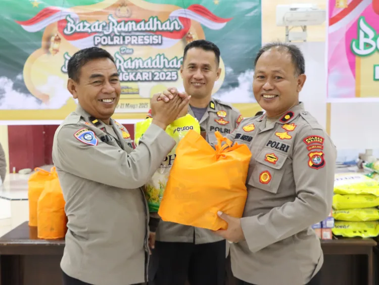 Peduli Personil, Polres Majene Gelar Bazar Ramadan Polri Presisi
