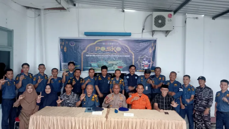 Kasat Polairud Polres Majene Hadiri Rapat Koordinasi dan Pembukaan Posko Lebaran 2025 di Kantor UPP Kelas III Majene