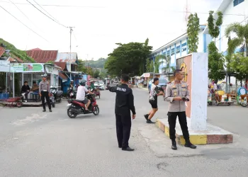 Kapolres Majene Pantau Personel Pengamanan
