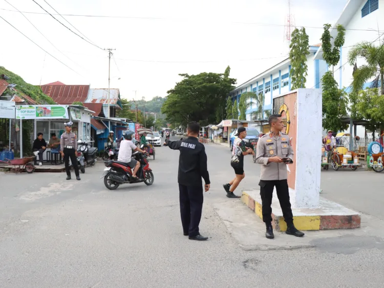Kapolres Majene Pantau Personel Pengamanan