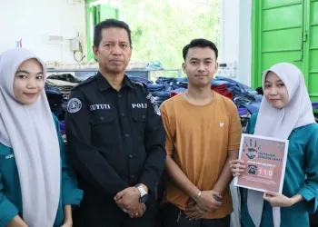 Lagi, Kasi Humas Polres Majene Sosialisasikan Penolakan Premanisme 
