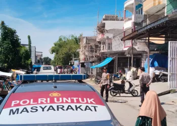 Personel Polsek Banggae Gencarkan Patroli Rumah Kosong dan Pusat Keramaian Jelang Lebaran