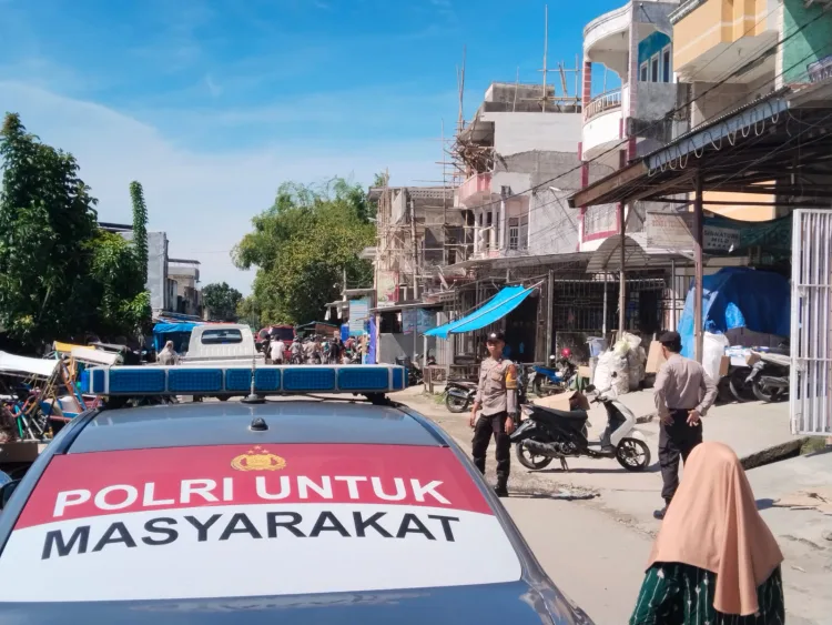 Personel Polsek Banggae Gencarkan Patroli Rumah Kosong dan Pusat Keramaian Jelang Lebaran