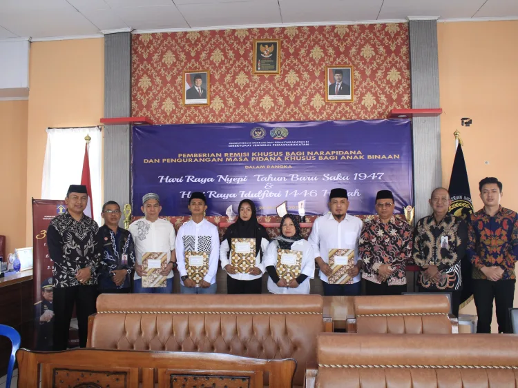 323 Warga Binaan Lapas IIA Parepare Terima Remisi Khusus