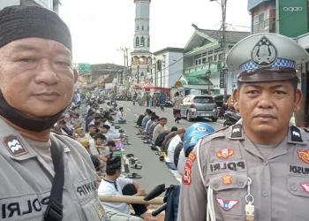 Bhabinkamtibmas Laksanakan Pengamanan Shalat Idul Fitri di Masjid Taqwa, Kapolsek Soreang : Bagian Dari Pelayanan Masyarakat