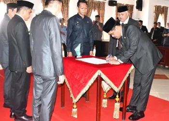 Bupati Irwan Hamid Paparkan Visi Misi dan Program Prioritas 5 Tahun Ke Depan Dalam Rapat Paripurna DPRD Pinrang