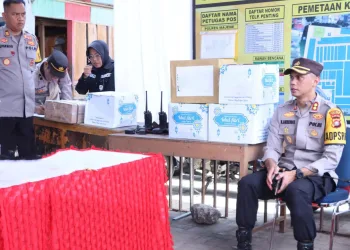 Kapolres Majene Tinjau Pos Ketupat Marano 2025, Pastikan Arus Balik Lebaran Aman dan Kondusif