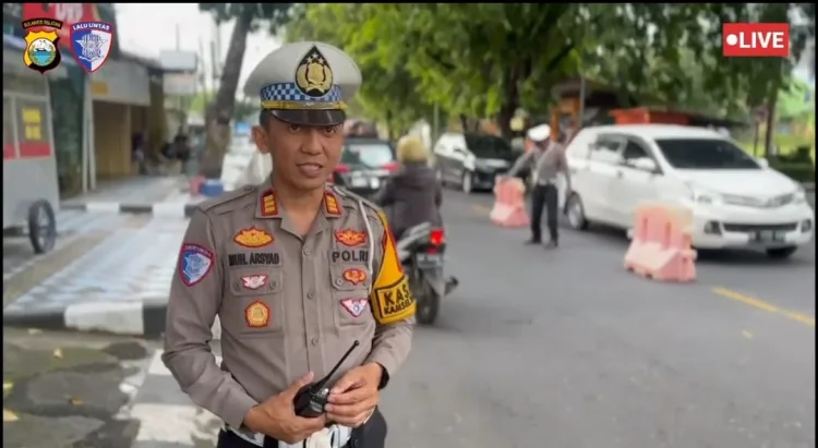 Hindari Kemacetan Arus Balik, Sat Lantas Polres Parepare Berikan Solusi Jalur Alternatif