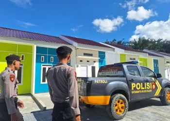 Pasca Lebaran, Samapta Polres Majene Patroli Rumah Kosong dan Pasar Sentral untuk Cegah Aksi Kejahatan