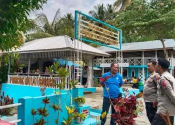 Waka Polres Majene Tinjau Pengamanan Obyek Wisata Puncak Raja Bunga Pasca Lebaran