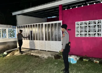 Moment Arus balik Lebaran, Samapta Polres Majene Gencarkan Patroli untuk Jaga Kamtibmas
