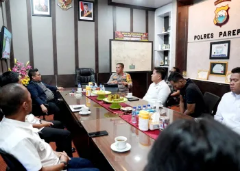 Anggota Komisi III DPR-RI Kunjungi Polres Parepare, Minta Polres Parepare Transparan Dalam Penanganan Kematian MR