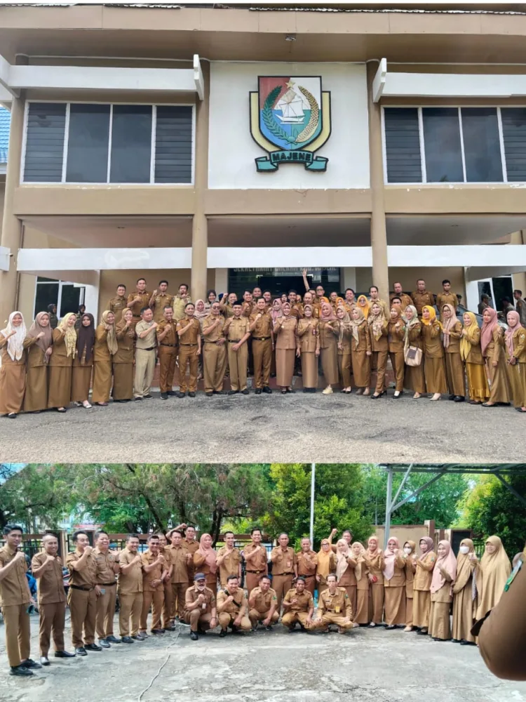 Bupati dan Wakil Bupati Majene Sidak ke Seluruh OPD