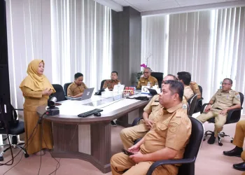 Bahas Efisiensi Anggaran, Plh Sekprov Herdin Ismail Rapat Bersama Sekda Se-Sulbar