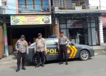 Cegah Aksi Kriminal, Polsek Banggae Gelar Patroli Dialogis di Sejumlah Ruas Jalan