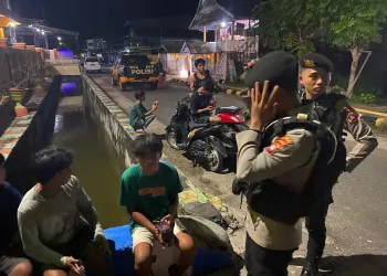 Cegah Gangguan Kamtibmas, Satuan Samapta Polres Majene Gelar Patroli Malam di Sejumlah Titik Rawan