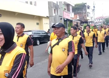 Jogging Jumat Pagi, Waka Polres Parepare : Jaga Kesehatan dan Kebugaran Fisik
