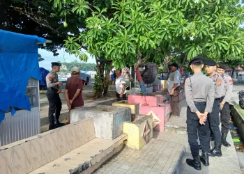 Patroli Kamtibmas, Sat Samapta Polres Majene Sasar Titik Keramaian dan Ruas Jalan