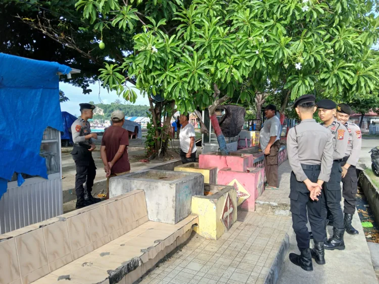 Patroli Kamtibmas, Sat Samapta Polres Majene Sasar Titik Keramaian dan Ruas Jalan