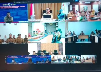 Respon Cepat Instruksi Presiden, Gubernur Suhardi Duka Gelar Rakor Virtual Bahas Pembentukan Koperasi Desa