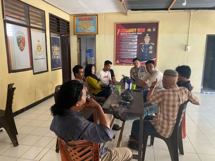 Personel Polsek Pamboang Mediasi Penyelesaian Sengketa Warga Terkait Dugaan Pelemparan