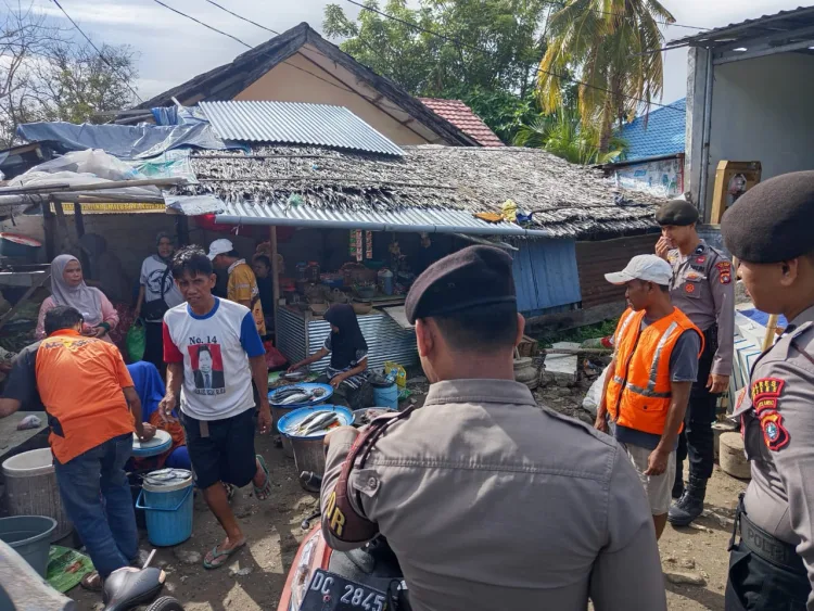Gelar Patroli, Sat Samapta Polres Majene Sasar Pusat Keramaian Dalam Kota Majene