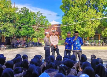 Cegah Konvoi Kelulusan, Polsek Ujung Sampaikan Pesan Keselamatan Lalu Lintas kepada Siswa SMA Negeri 4 Parepare