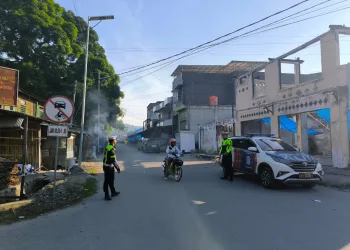 Satlantas Polres Majene Gelar Patroli Mobile, Antisipasi Kecelakaan dan Pelanggaran Lalu Lintas