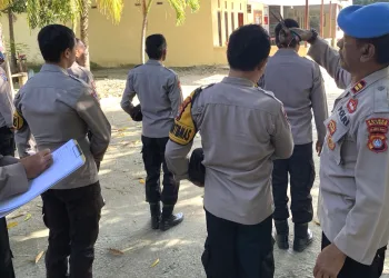 Seksi Propam Polres Majene Gelar Gaktiblin Mendadak di Polsek Sendana
